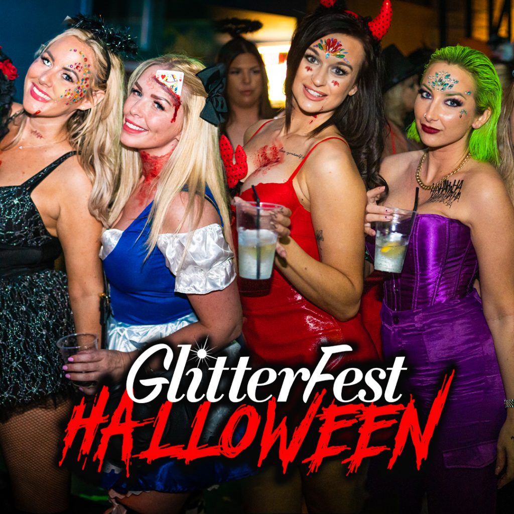 Glitterfest Halloween Square Poster